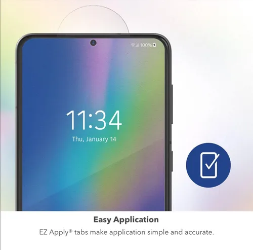 Vista 6 de ZAGG Max Protection - Protector de pantalla HD para Apple iPhone 14 Pro, protector de pantalla de vidrio templado, compatible con fundas