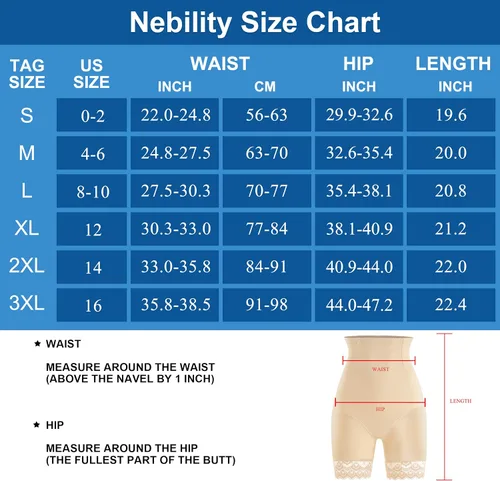 Vista 7 de Nebility Faja moldeadora de encaje con control de abdomen para mujer
