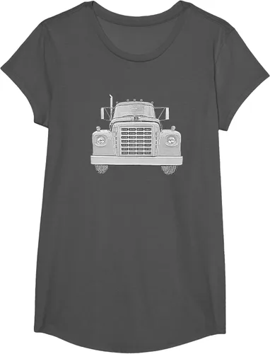 Vista 30 de Camiseta clásica de camión pesado International Harvester IH Loadstar, Negro, S