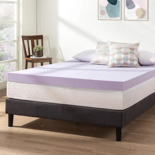 Vista 2 de Best Price - Cubrecolchón de espuma viscoelástica ventilada de 3 pulgadas