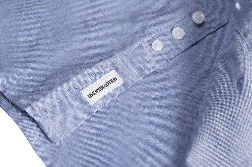Vista 6 de MUSE FATH Camisa de vestir Oxford para hombre - Camisa de manga larga de algodón casual de ajuste regular