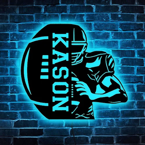 Vista 11 de Letrero de béisbol personalizado, nombre de jugador de béisbol personalizado, luz LED de béisbol, letrero de pelota de béisbol personalizado