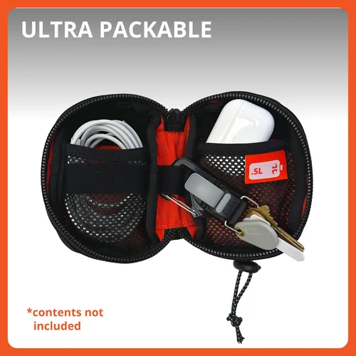 Vista 5 de Bolsa organizadora - Almacenamiento de viaje interior de 0.5L para lápices, cargadores y accesorios