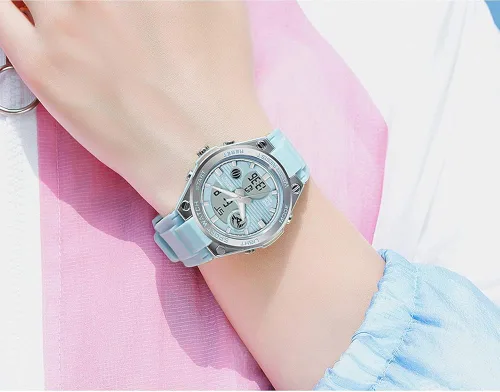 Vista 3 de KXAITO Women's Ladies Outdoor Waterproof Sports Watch Quartz Watch Fashion Bracelet Movement Analog-Digital Display Girls Wrist Watches