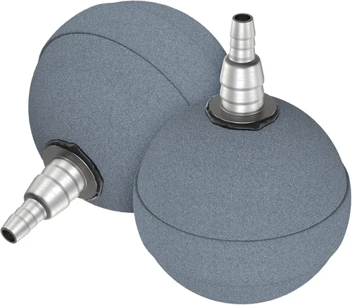 Vista 7 de Pawfly Bola de piedra de aire para acuario de 2 pulgadas, piedras de aire para acuario, tanque de pecera, estanque y depósito DWC, paquete de 2