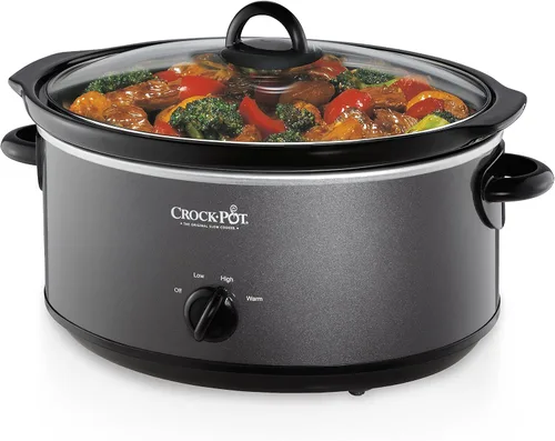 Vista 2 de Crockpot SCV700-CH-BR Olla de cocción lenta 7 cuartos Carbón