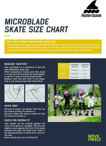 Vista 7 de Rollerblade Microblade - Patines en línea ajustables para niñas, color rosa y chicle, para jóvenes, rendimiento juvenil