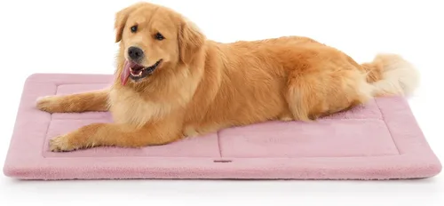 Vista 17 de Made4Pets Cojín Cama para Jaula de Perros Medianos y Grandes, Lavable y Reversible, Tapete Antideslizante para Perrera para un Sueño Acogedor, Cama