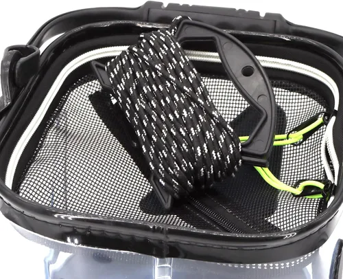 Vista 5 de Minnow Bucket - Depósito transparente para pesca de 7L/10L/12L, contenedor transparente para pesca con tapas de red