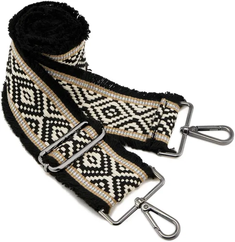 Vista 70 de ZOOEASS Hebillas de níquel Correa ancha para el hombro ajustable de repuesto para cinturón de pistola, hebilla de guitarra estilo bandolera
