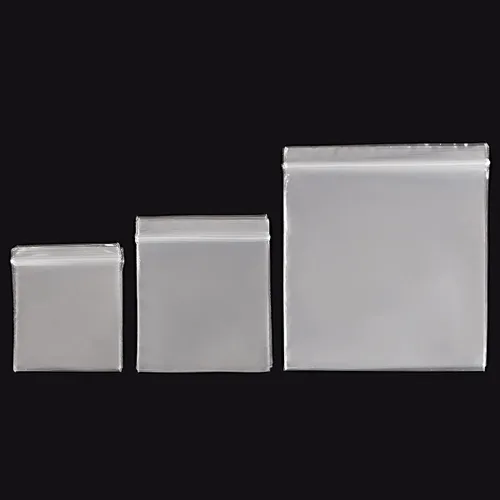 Vista 15 de 500 piezas de mini bolsas con cremallera de 2 x 2 pulgadas Bolsas pequeñas con cremallera Bolsa de plástico pequeña Bolsa para joyas