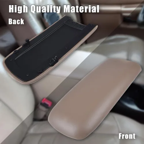 Vista 3 de G-PLUS Tapa de consola central compatible con Explorer Mountaineer 1997-2001 2001 Sport Trac Beige