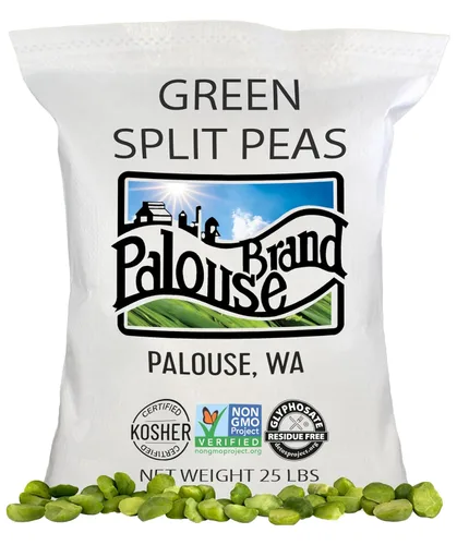 Vista 12 de Palouse Brand Guisantes verdes certificados sin residuos de glifosato 1 libra Sin OMG Kosher