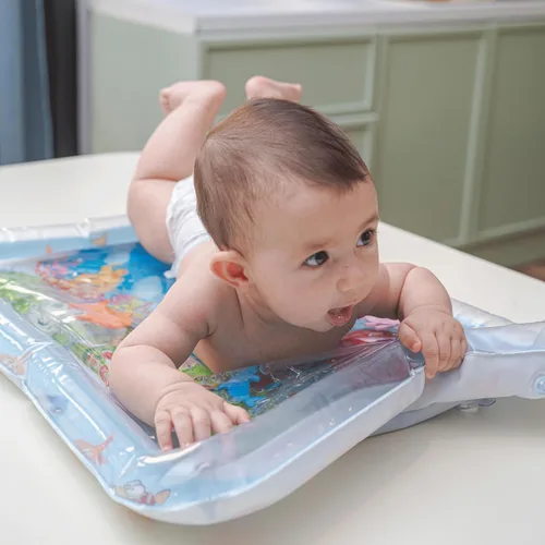 Vista 8 de Mr. Pen - Alfombrilla de agua inflable para bebés Alfombrillas de agua para bebés, almohadilla de agua para bebés, estera de tiempo boca abajo