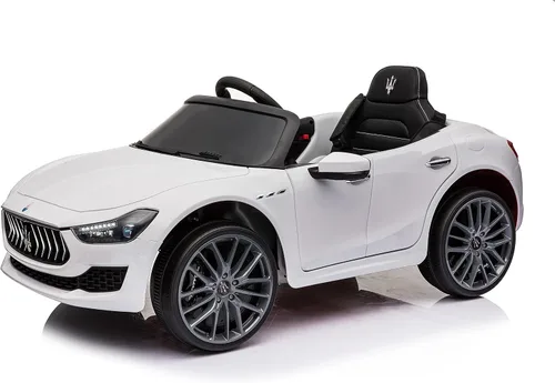 Vista 3 de Best Ride On Cars Maserati Ghibli - Pila de 12 V, color blanco, grande