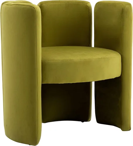 Vista 8 de Chairus Silla decorativa moderna, silla de lectura única de barril