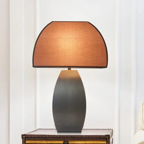 Vista 7 de Bedside Table Lamp Simple Metal Bedside Lamp Modern Bedroom Bedside Lamp Stylish Home Living Room Study Room Decorative Table Lamp Bedside Lamps