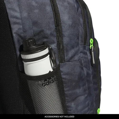 Vista 6 de adidas Mochila Prime 6, Stone Wash CarbonLucid Lime Green, Mochila Prime 6