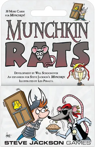 Vista 2 de Expansión del juego de cartas Munchkin Rats