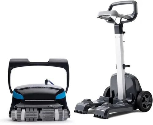 Vista 10 de Dolphin Nautilus CC Pro Wi-Fi Aspiradora Robótica Automática para Piscina, Escalada de Paredes, Cepillo Limpiador de Línea de Agua, Ideal