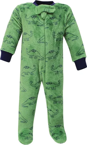 Vista 4 de Hudson Baby Pijama de felpa para bebé niña para dormir y jugar