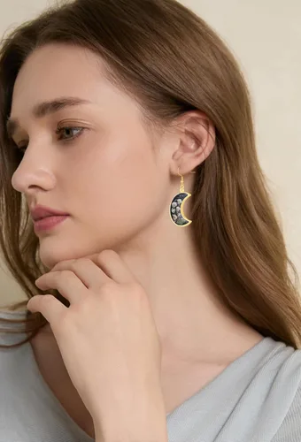 Vista 100 de Forget-Me-Not and Queen Anne's Lace Pressed Wildflower Earrings Pressed Flower Earrings Handmade Drop and Dangle Earrings Gift for Woman