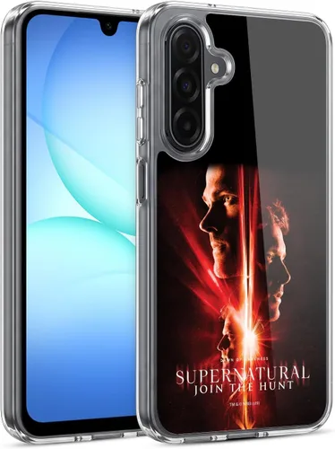 Vista 44 de Head Case Designs Supernatural Sam, Dean & Castiel Key Art - Funda de gel con licencia oficial [protección de grado militar] compatible con Google