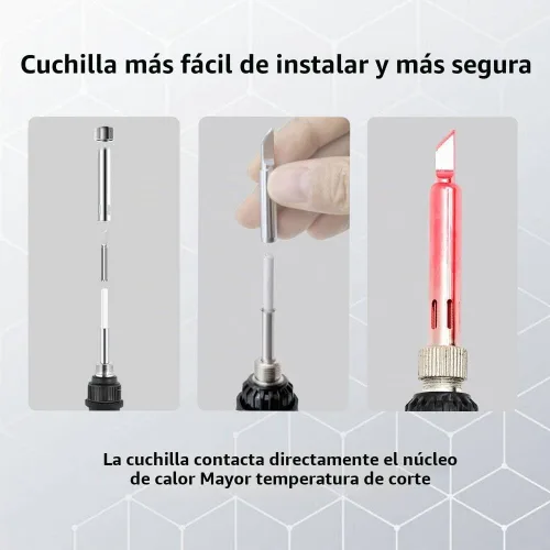 Vista 5 de Cuchillo caliente eléctrico cortador de plástico herramienta