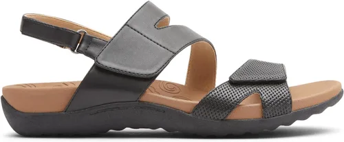 Vista 2 de Rockport Sandalia plana con correa ajustable para mujer