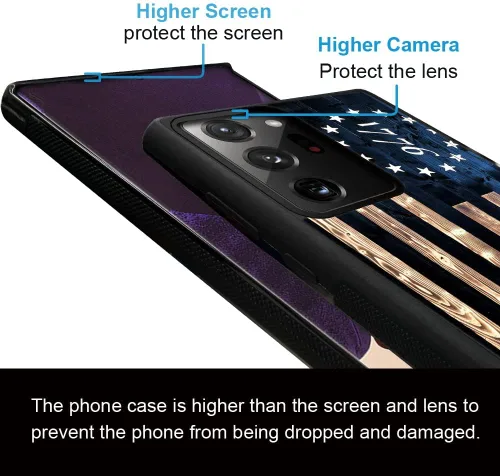 Vista 4 de DAIZAG Funda compatible con Samsung Galaxy Note 20, protección completa, a prueba de golpes, antiarañazos, funda de poliuretano termoplástico