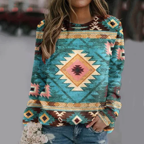 Vista 2 de Sudaderas con capucha para mujer, de manga larga, con estampado floral, holgadas, cuello redondo, cómodas camisas, Negro