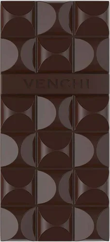 Vista 5 de Venchi Cuor di Cacao Barra de chocolate extra oscuro 75% 3.52oz (paquete de 2)