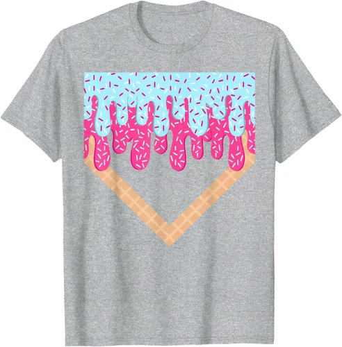Vista 56 de Baseball Drip Boys Home Plate Ice Cream Sport Players & Fans Camiseta