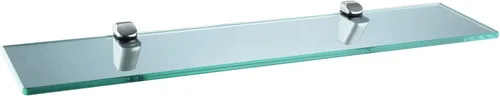 Vista 8 de XVL Estante de cristal de baño de 14 pulgadas, níquel cepillado GS3003A