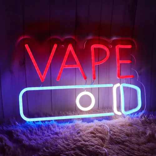 Vista 8 de Smoke Shop - Letrero de neón para publicidad de tienda de negocios, luz de cueva de hombre, decoración de bar o garaje, luz de vibraciones para pub