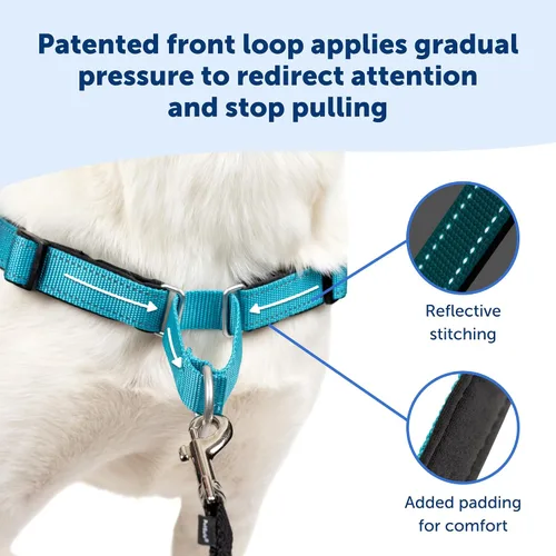Vista 4 de PetSafe Easy Walk Deluxe Arnés para Perros, Arnés para Perros Sin Tirones – Perfecto para Entrenamiento con Correa y Arnés – Evita que las Mascotas