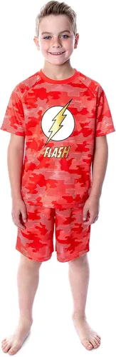 Vista 5 de DC Comics Justice League Digital Camo The Flash 2 PC pijama conjunto