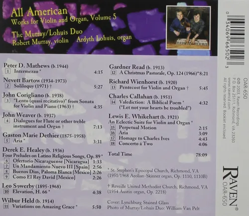 Vista 2 de All American Works for Violin & Organ 5