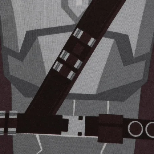 Vista 5 de STAR WARS Disfraz de Din Djarin PJ PALS para niños, The Mandalorian