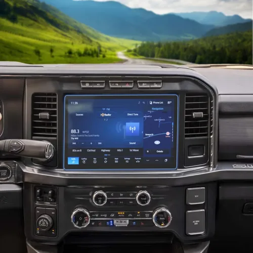 Vista 8 de TTCR-II Protector de pantalla compatible con Chevy Blazer EV 2024-2025, pantalla de navegación transversal, para Blazer EV 2024-2025, protector