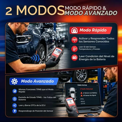 Vista 7 de Autel MaxiTPMS TS508WF KIT, TPMS Programming Relearn Tool, Lifetime Update