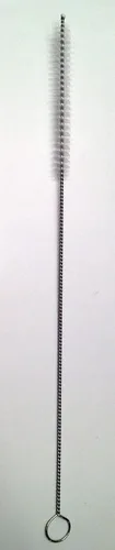 Vista 2 de CocoStraw - Cepillo limpiador de tuberías para vidrio, humo, limpiador resistente con mango de acero inoxidable