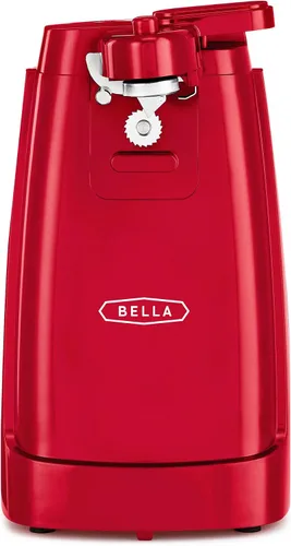 Vista 13 de bella Abrelatas automático, manos libres, funciona con pilas, sin cable, hoja de acero inoxidable para abrir cualquier tamaño de lata con imán
