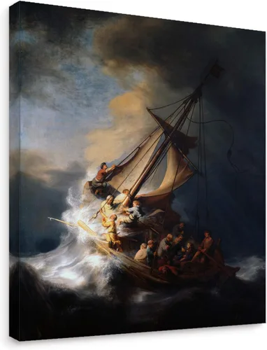 Vista 15 de Niwo ART - Montañas y mar, serie de pinturas más famosas del mundo, lienzo de pared para decoración del hogar, envoltura de galería, estirado