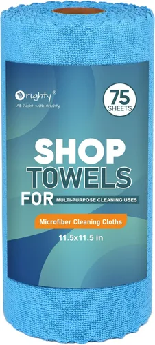 Vista 42 de Orighty Paño de limpieza de microfibra a granel, paquete de 50 toallas de tienda, trapos de limpieza reutilizables, toallas de microfibra sin pelusa