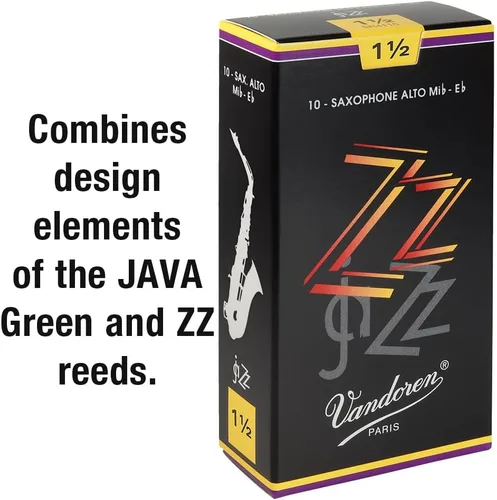 Vista 2 de Vandoren SR4115 Cañas de saxo alto ZZ Fuerza 1.5; Caja de 10