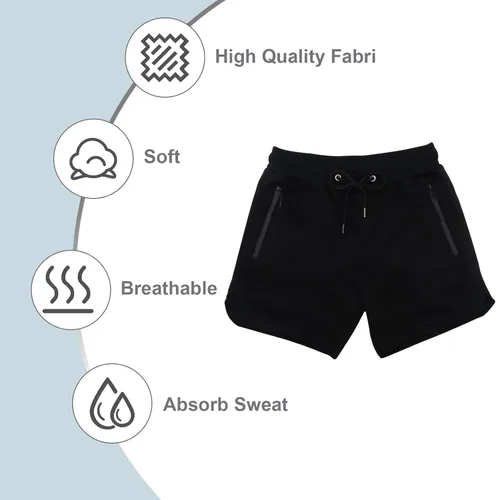 Vista 5 de PIDOGYM Pantalones cortos de entrenamiento de gimnasio de 5 pulgadas, pantalones cortos ajustados para culturismo, correr, entrenamiento