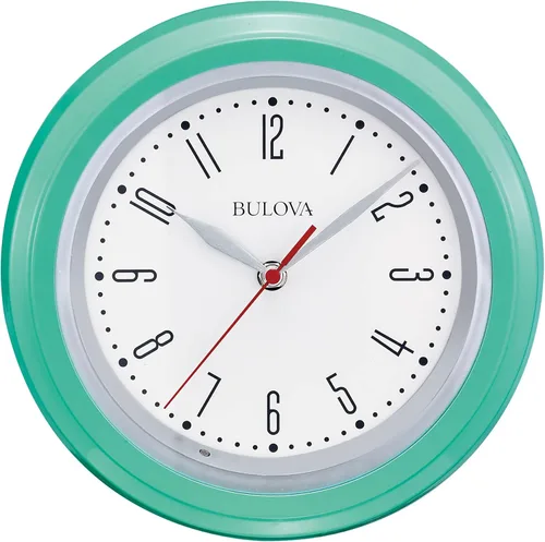 Vista 2 de Bulova C4892 Darian Reloj de pared decorativo moderno con esfera iluminada trasera, luz trasera totalmente iluminada automática, manecilla