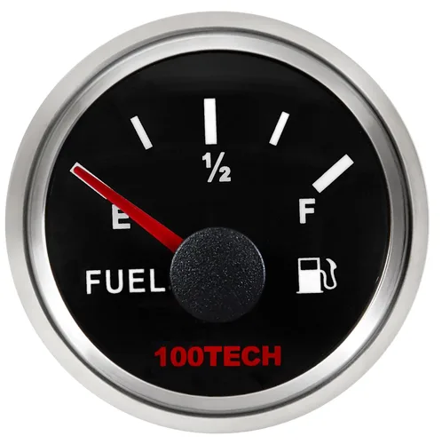 Vista 12 de 100TECH Medidor de Combustible 0-30 ohms Medidor de Nivel de Combustible Marino Impermeable 52mm 2-1/16"" Medidor de Combustible Diesel
