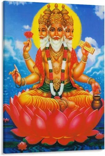 Vista 79 de Póster artístico con texto en inglés «Lord Shiva And His Family» («Lord Shiva And His Family») - Póster decorativo moderno para decorar la pared